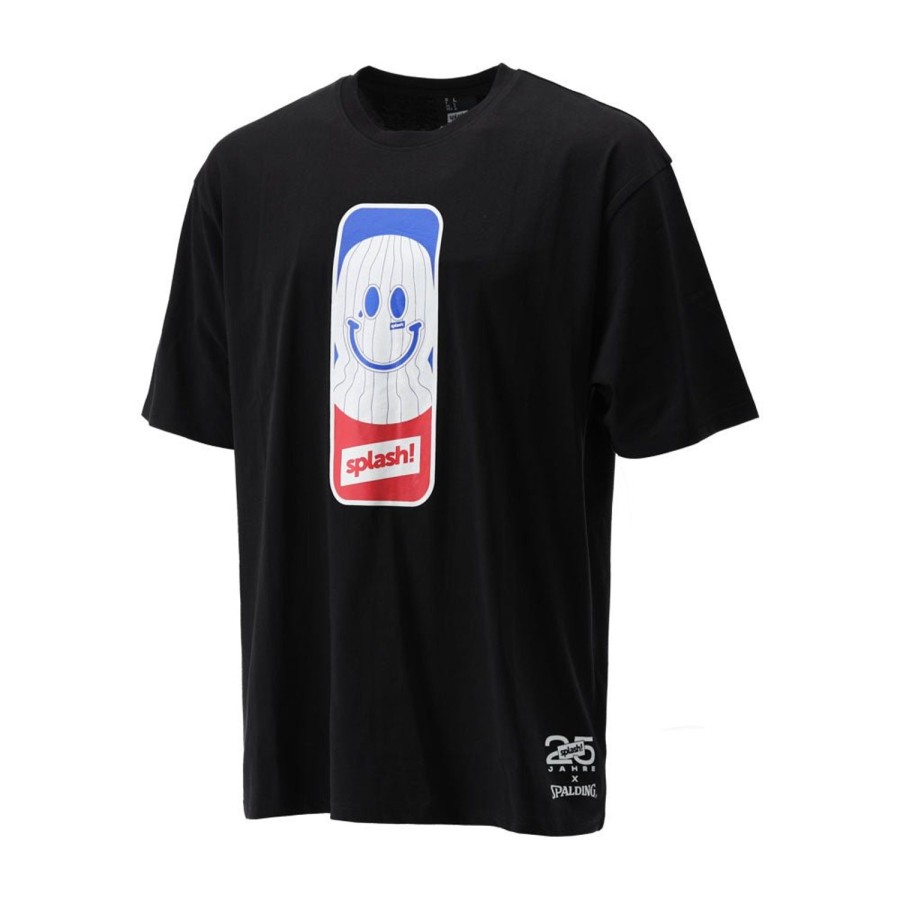 Lifestyle Spalding T-Shirts & Tops | Splash! T-Shirt Black