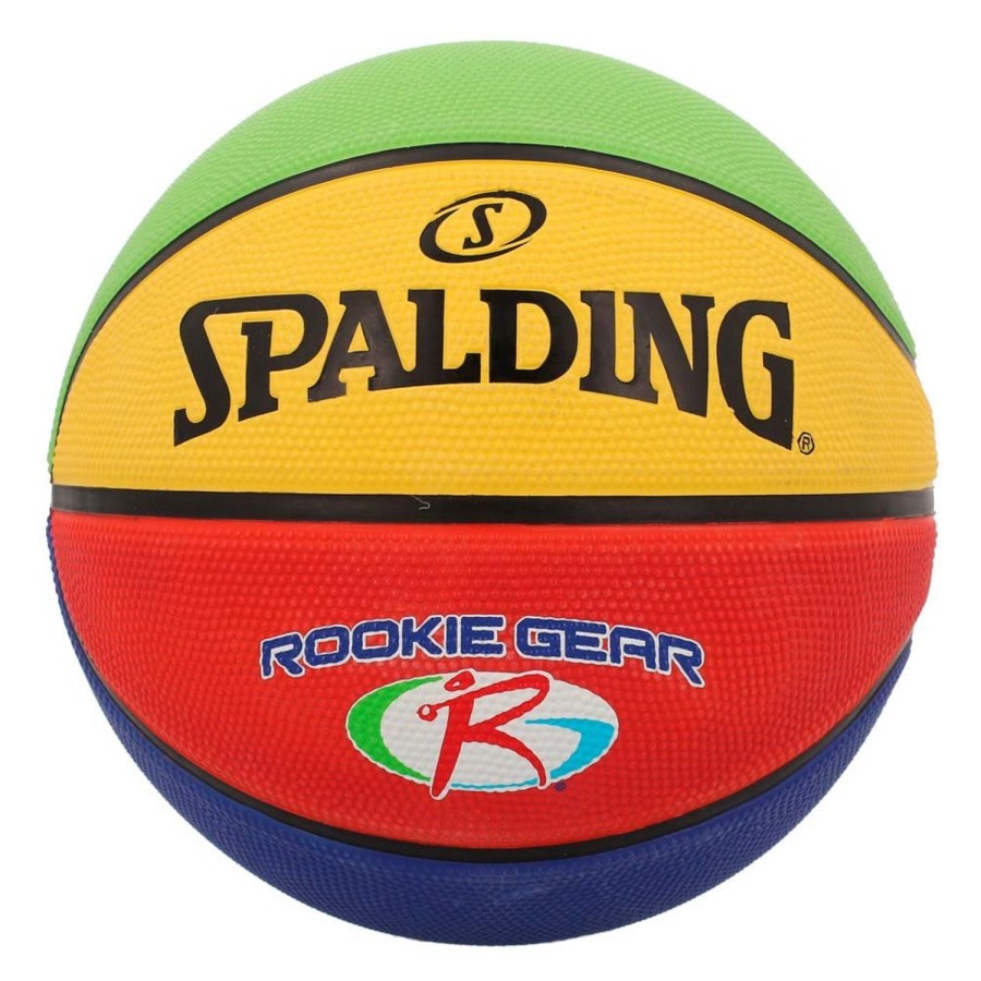 Basketball Spalding Kids & Youth | Rookie Gear Soft Grip Rubber Indoor/Outdoor Basketball