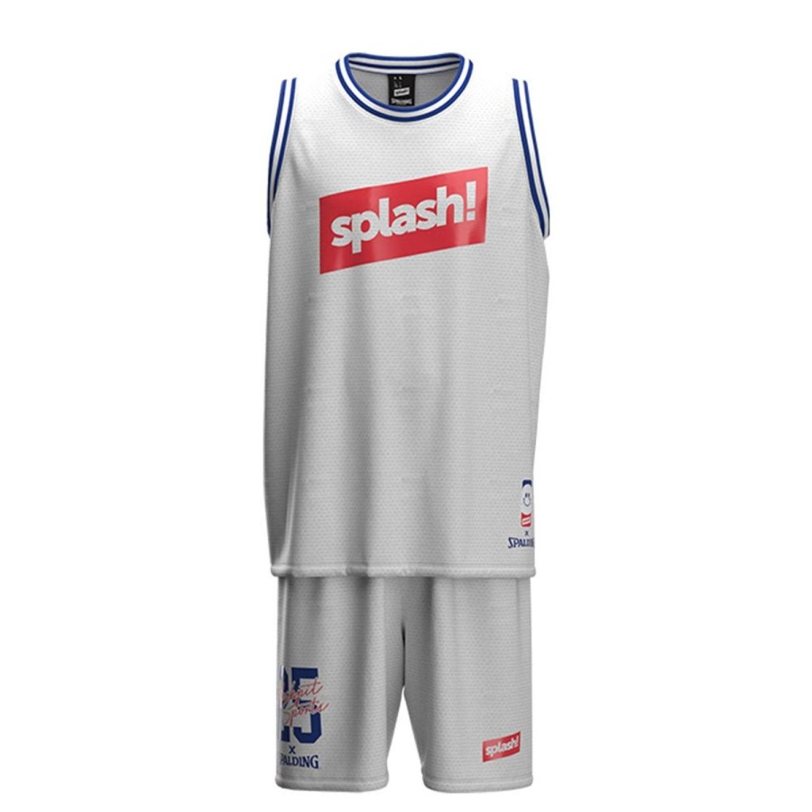 Lifestyle Spalding Shorts & Pants | Splash! Set Tank + Shorts White