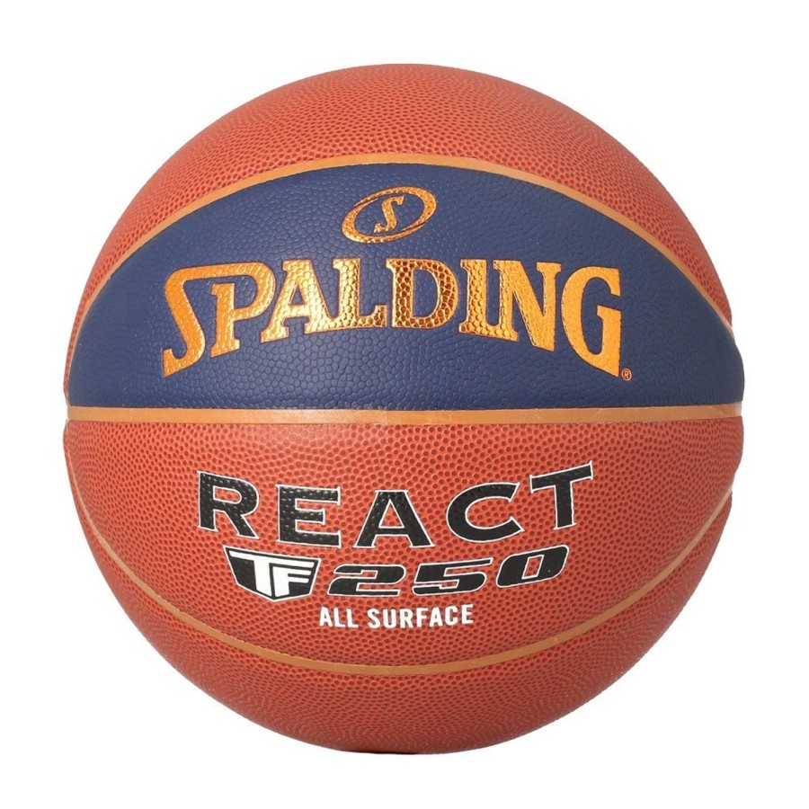 Basketball Spalding Leagues | Lnb 22 React Tf-250 Composite Indoor/Outdoor Basketball