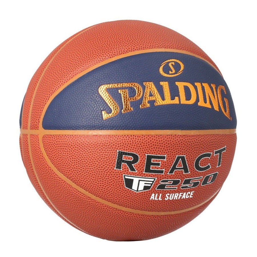 Basketball Spalding Leagues | Lnb 22 React Tf-250 Composite Indoor/Outdoor Basketball