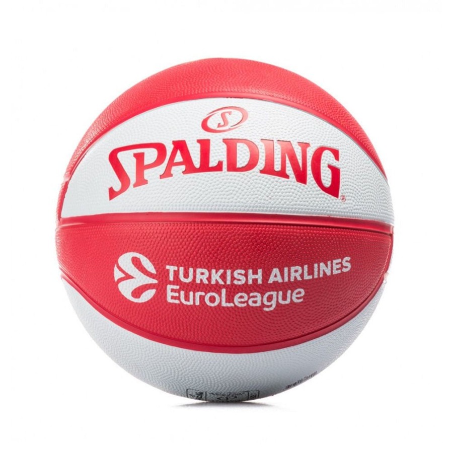 Basketball Spalding Outdoor | Olympiacos Euroleague Team Rubber Indoor/Outdoor Basketball