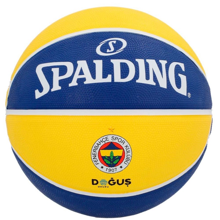 Basketball Spalding Leagues | Fenerbahce Euroleague Team Rubber Indoor/Outdoor Basketball