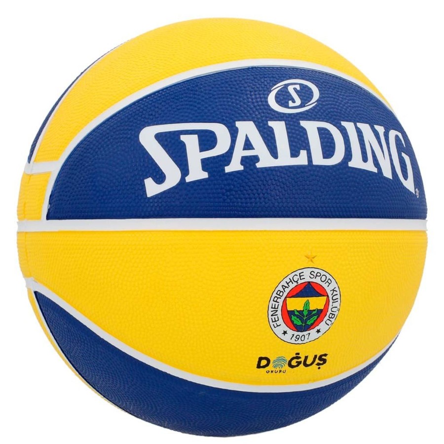 Basketball Spalding Leagues | Fenerbahce Euroleague Team Rubber Indoor/Outdoor Basketball