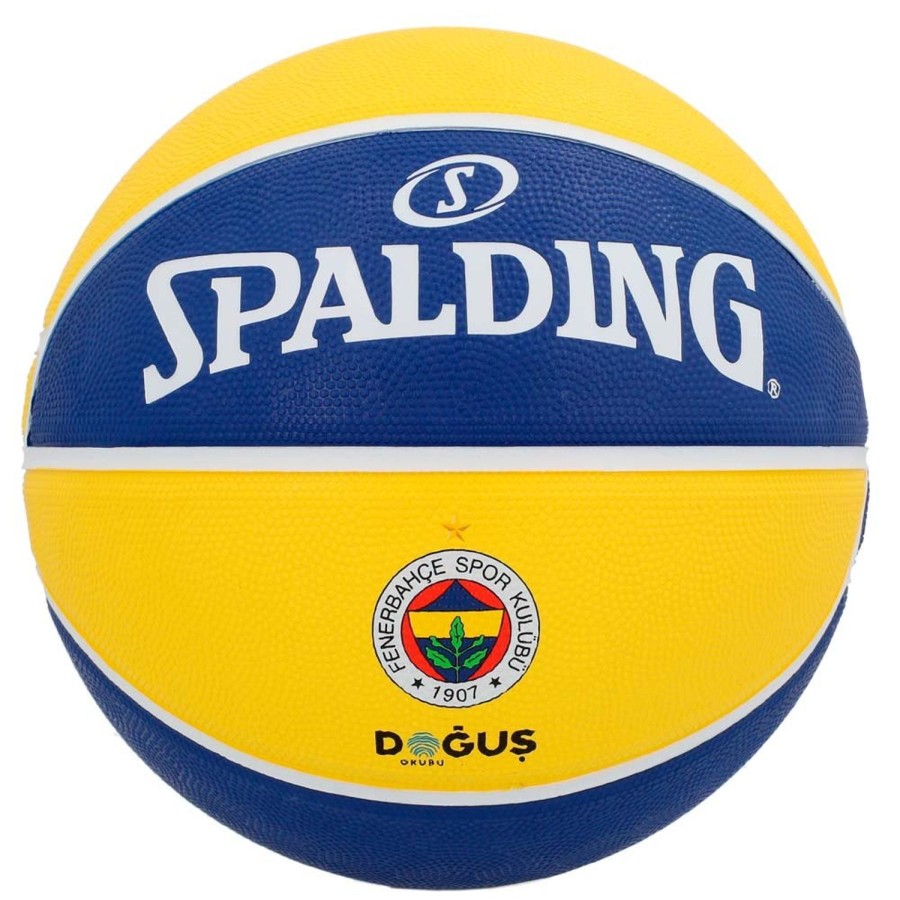 Basketball Spalding Outdoor | Fenerbahce Euroleague Team Rubber Indoor/Outdoor Basketball