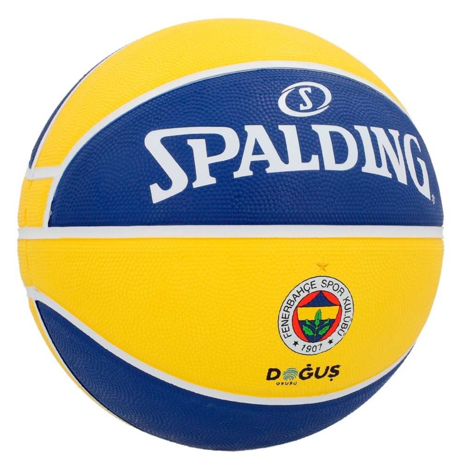 Basketball Spalding Outdoor | Fenerbahce Euroleague Team Rubber Indoor/Outdoor Basketball