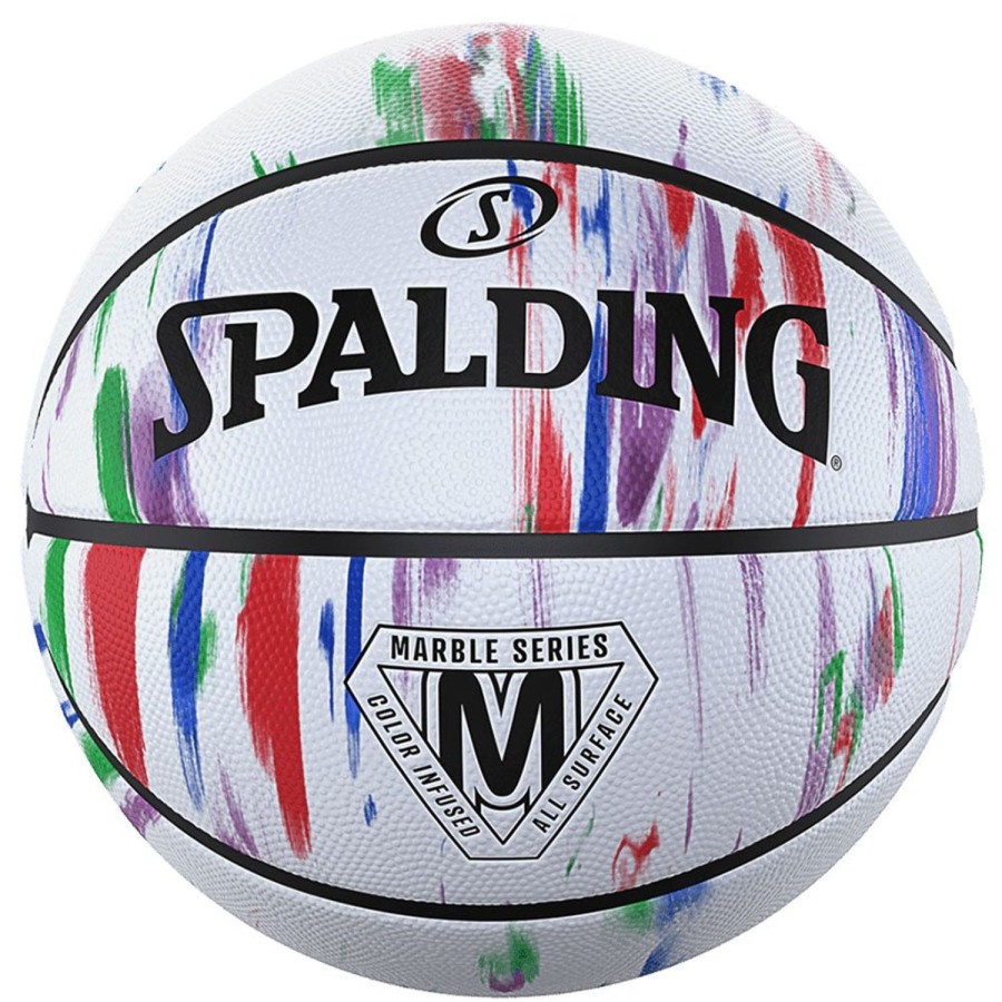 Basketball Spalding Outdoor | Marble Series Rubber Outdoor Basketball