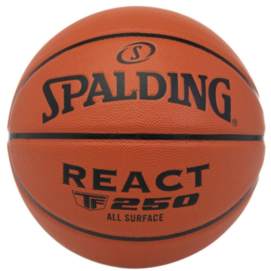 Basketball Spalding Outdoor | Fiba React Tf-250 Composite Indoor/Outdoor Basketball