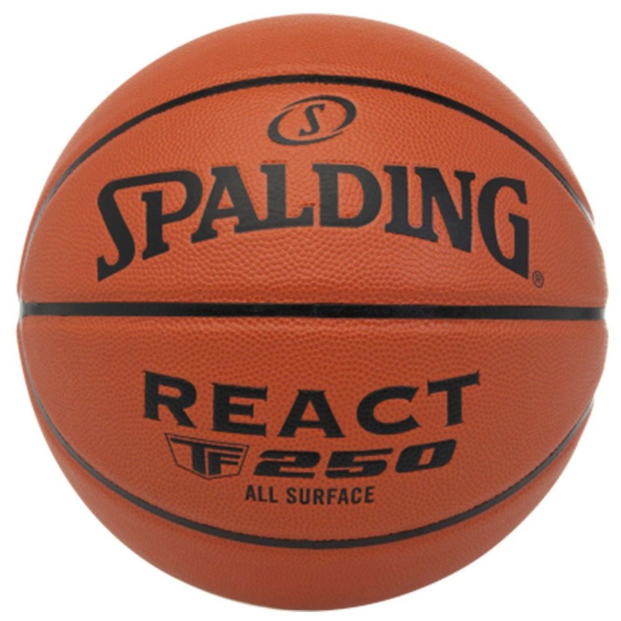 Basketball Spalding Indoor | Fiba React Tf-250 Composite Indoor/Outdoor Basketball