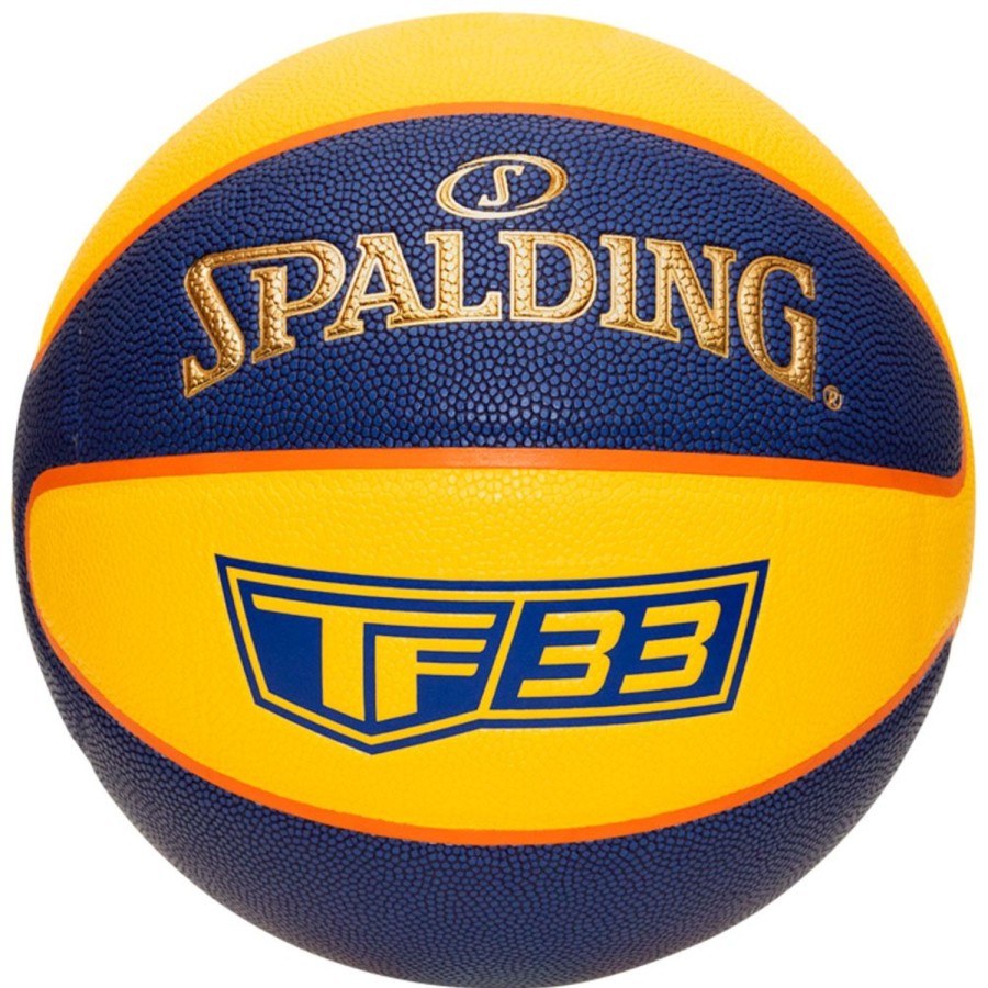 Basketball Spalding Indoor | Tf-33 Gold Rubber Indoor/Outdoor Basketball