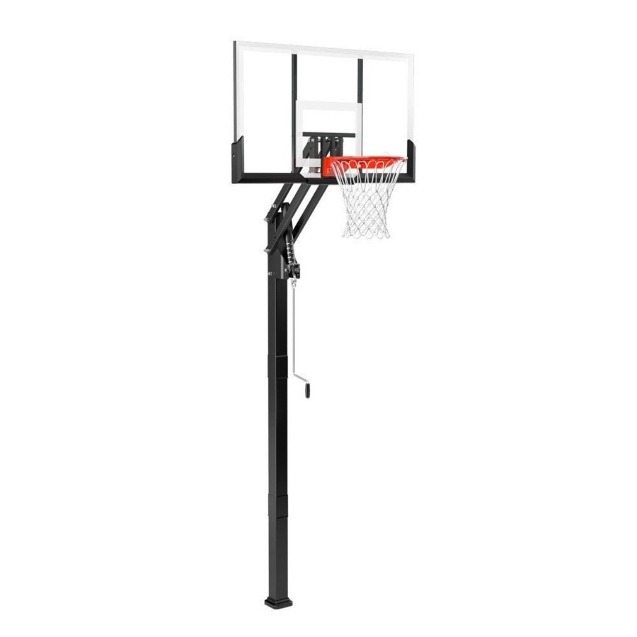 Basketball Spalding Hoops | Gold 54" In-Ground Basketball Hoop