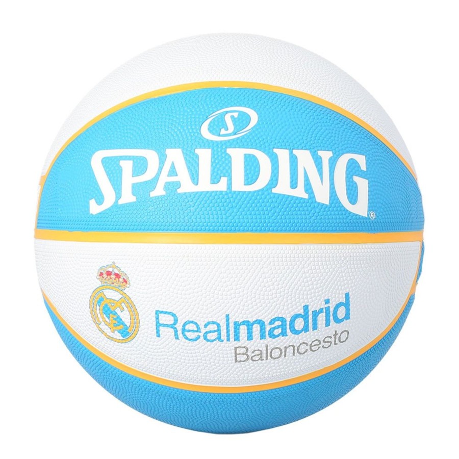 Basketball Spalding Outdoor | Real Madrid Euroleague Team Rubber Indoor/Outdoor Basketball