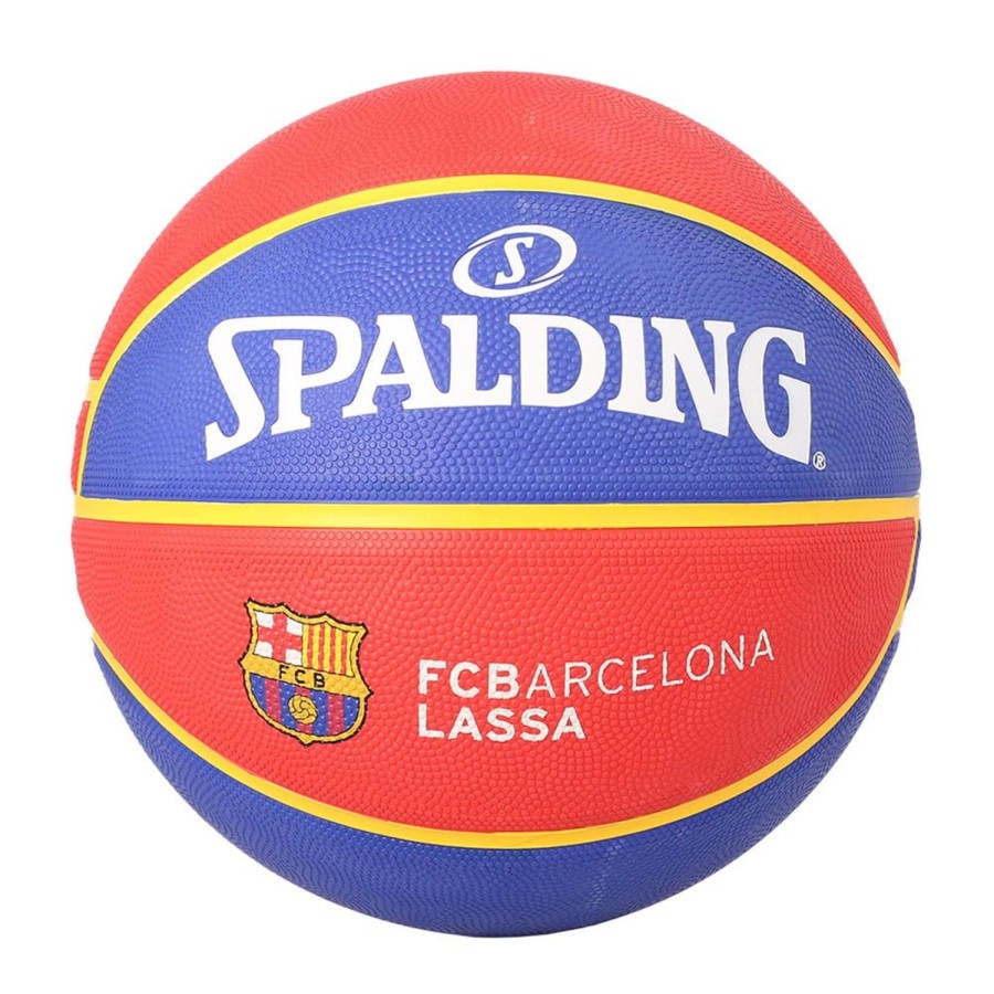 Basketball Spalding Outdoor | Fc Barcelona Euroleague Team Rubber Indoor/Outdoor Basketball