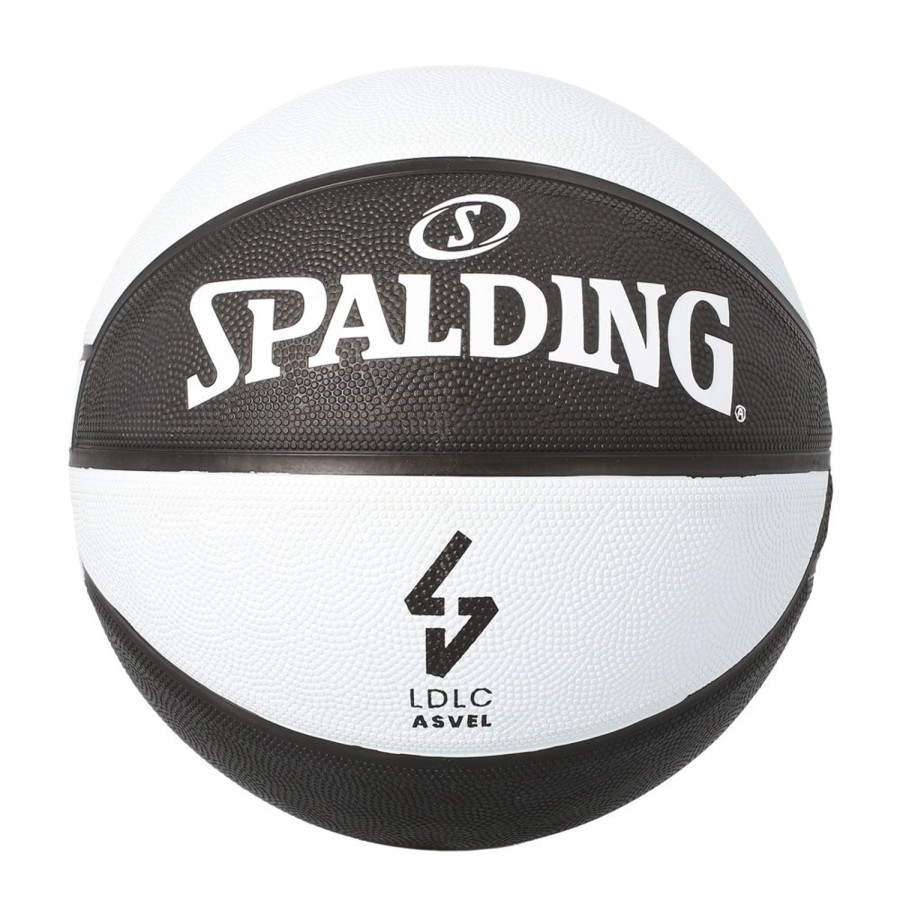 Basketball Spalding Leagues | Asvel Euroleague Team Rubber Indoor/Outdoor Basketball