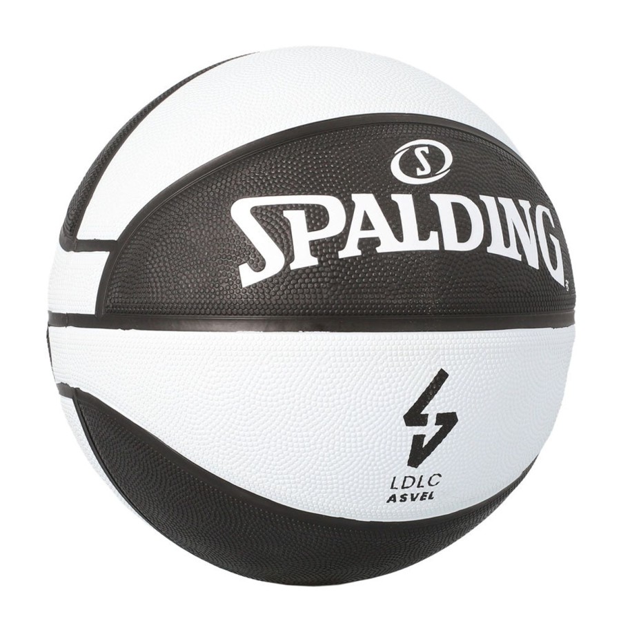 Basketball Spalding Leagues | Asvel Euroleague Team Rubber Indoor/Outdoor Basketball