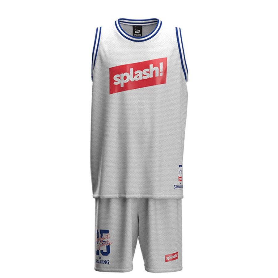 Lifestyle Spalding T-Shirts & Tops | Splash! Set Tank + Shorts White