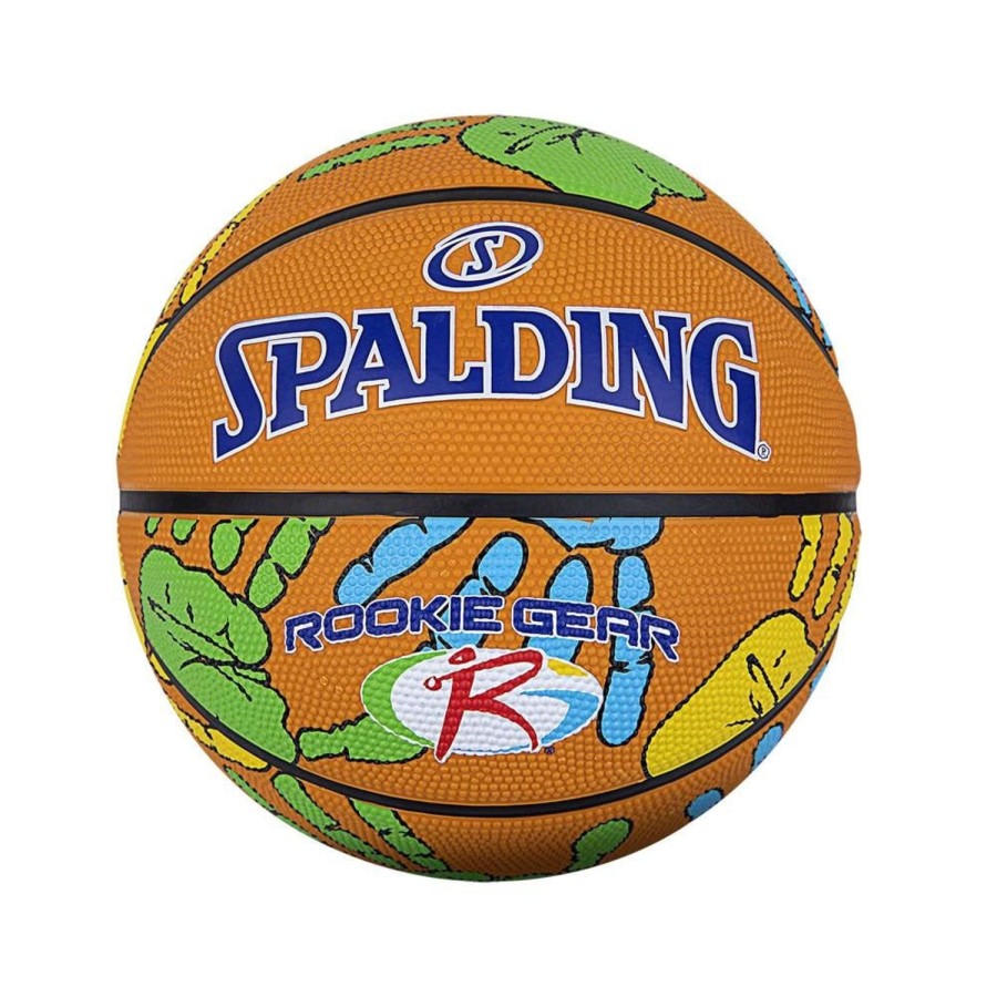 Basketball Spalding Outdoor | Rookie Gear Hands Rubber Indoor/Outdoor Basketball